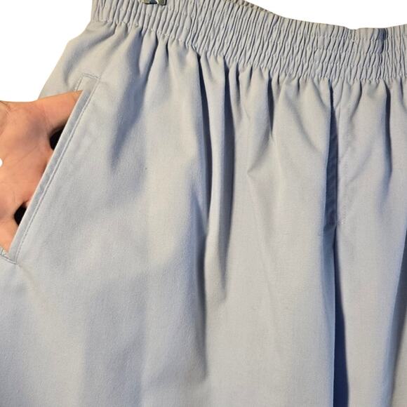Karen Scott Light Blue Culottes, Size 16 – Classic Wide-Leg Comfort [0181] - Picture 5 of 10